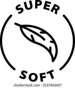 super soft black outline badge icon label isolated vector on transparent background