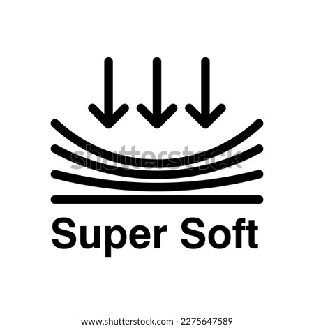 Super Soft sign vector trendy style illustration on white background..eps Stock foto © 