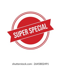 Vetor de selo de borracha super especial.