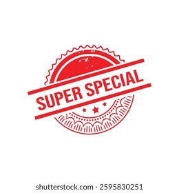 Super Special Rubber Stamp set Vector