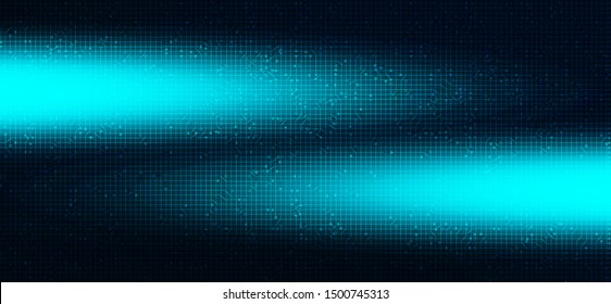 Super Speed on Technology Microchip Background,Hi-tech Digital and Internet Concept design,Free Space For text in put,Vector illustration.