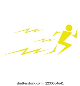 Logo für Strom mit hoher Geschwindigkeit