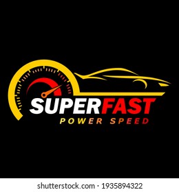 Super speed symbol, speed of the car for speed icons vector.