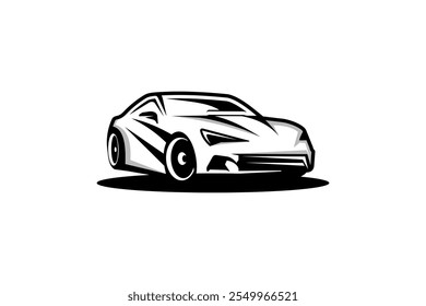 Super Esportes Auto Carro Logo Design Silhueta Inspiração