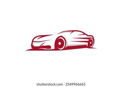 Super Esportes Auto Carro Logo Design Silhueta Inspiração