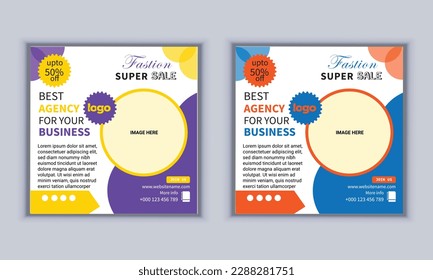 Super spring sale  design vector template