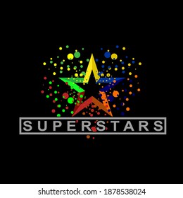 Super Star Logo Design Vector