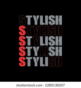 Tipografía superficial y elegante y diseño de camisetas mínimas
