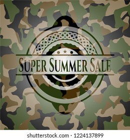 Super Summer Sale on camouflaged texture