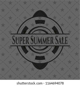 Super Summer Sale retro style black emblem