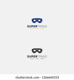 Super Trans Logistics logo, abstract minimalism light logo design for your brand, template, sign, symbol, icon