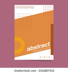 Super trendy covers design. Colorful modernism. Minimal geometric shapes composition