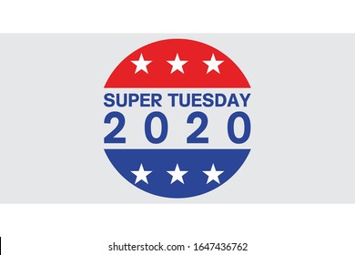 Super Tuesday Election 2020 Design Art