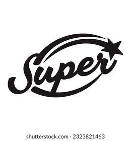 Super Typography Patch V81 Patch Streetwear, Urban, Luxury, Modern Design Patch Uso comercial