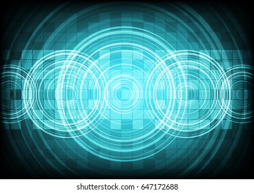 Super Wave Digital sounds Equalizer on Light Blue background vector illustration
