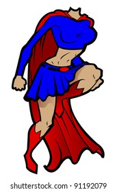 Super Woman Vector body