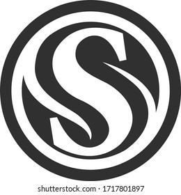Icono vectorial del logotipo de la moneda con símbolo SERO Super Zero