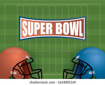 Happy Superbowl Sunday, super bowl 25789127 Vector Art at Vecteezy