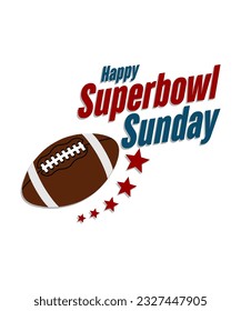 superbowl domingo, plantilla de fondo Concepto de vacaciones