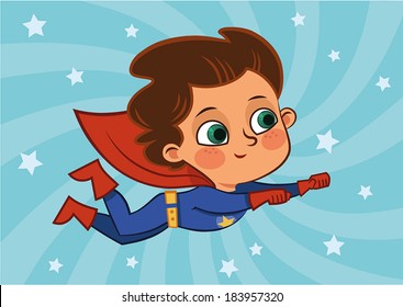 Superboy Flying