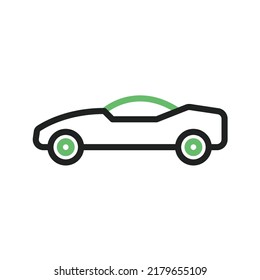 Supercar Icon Vector Image. Can Also Be Used For Vehicles. Suitable For Mobile Apps, Web Apps And Print Media.