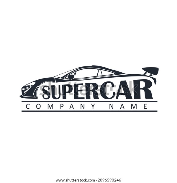 Supercar logo.Vehicle Automobile,\
Car Service, Salon Modification, Workshop, Showroom, Logo\
design.
