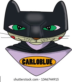 supercat man carloblue