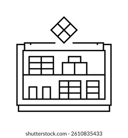 superconducting magnets line icon vector. superconducting magnets sign. isolated contour symbol black illustration