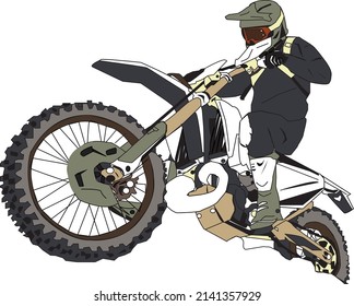 supercross freestyle jump on the rock's