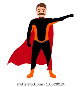 Superdad cartoon character