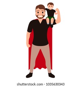 Superdad cartoon character