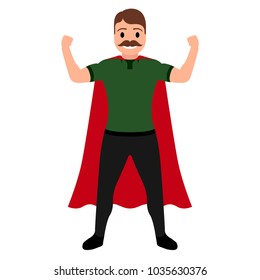 Superdad cartoon character