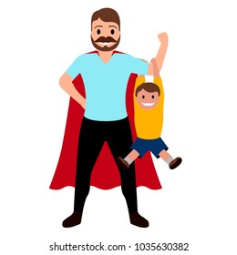 Superdad cartoon character