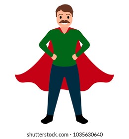 Superdad cartoon character