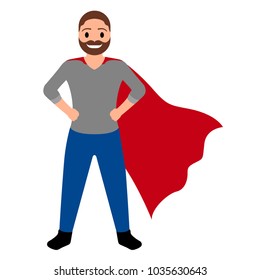 Superdad cartoon character