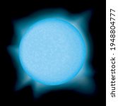 Supergiant star, vector illustration of space