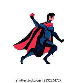 diseño de ataque de superhéroes sobre blanco