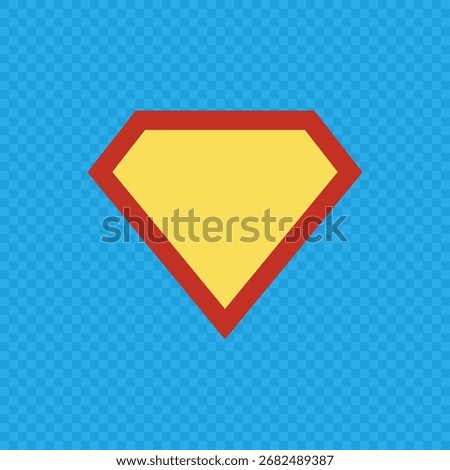 Superhero background. Super man logo