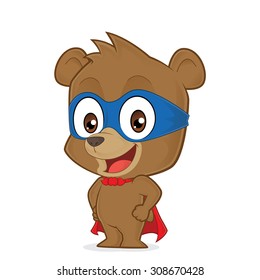 Superhero bear