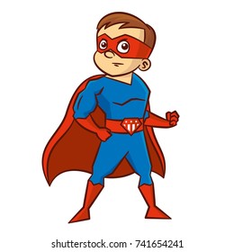 Superhero boy Cartoon character