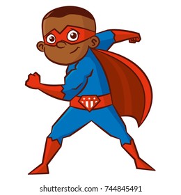 Superhero boy Cartoon character