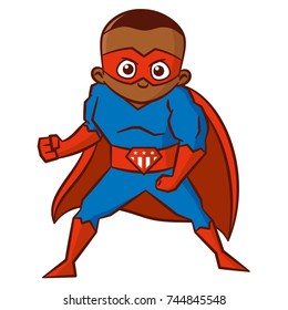 Superhero boy Cartoon character