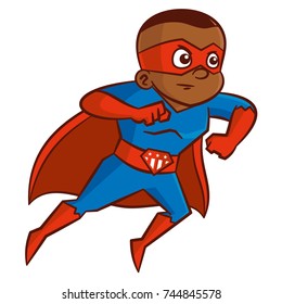 Superhero boy Cartoon character