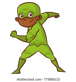 Superhero boy Cartoon character