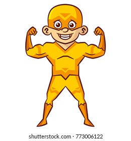 Superhero boy Cartoon character