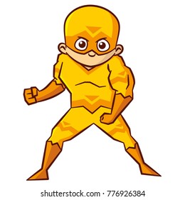 Superhero boy Cartoon character