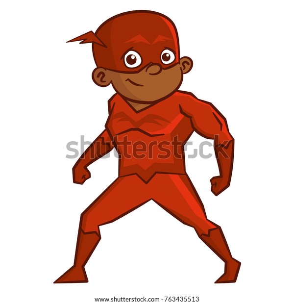 Superhero Boy Cartoon Character Stock Vector (Royalty Free) 763435513 ...