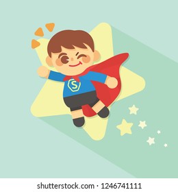 
Superhero boy. EPS10