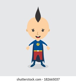 superhero cartoon character