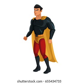 superhero cartoon suit disguise power style